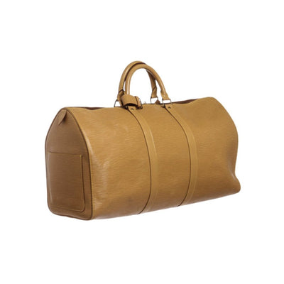 LOUIS VUITTON TAN EPI KEEPALL 50