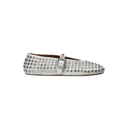 ALAIA PARIS RHINESTONE BALLET FLATS